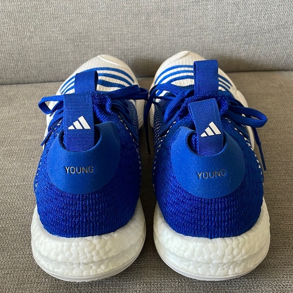 NWOT adidas H0383910 Trae Young 2 FTWWHT/ROYBLU/FTWWHT 10 - Picture 2 of 5